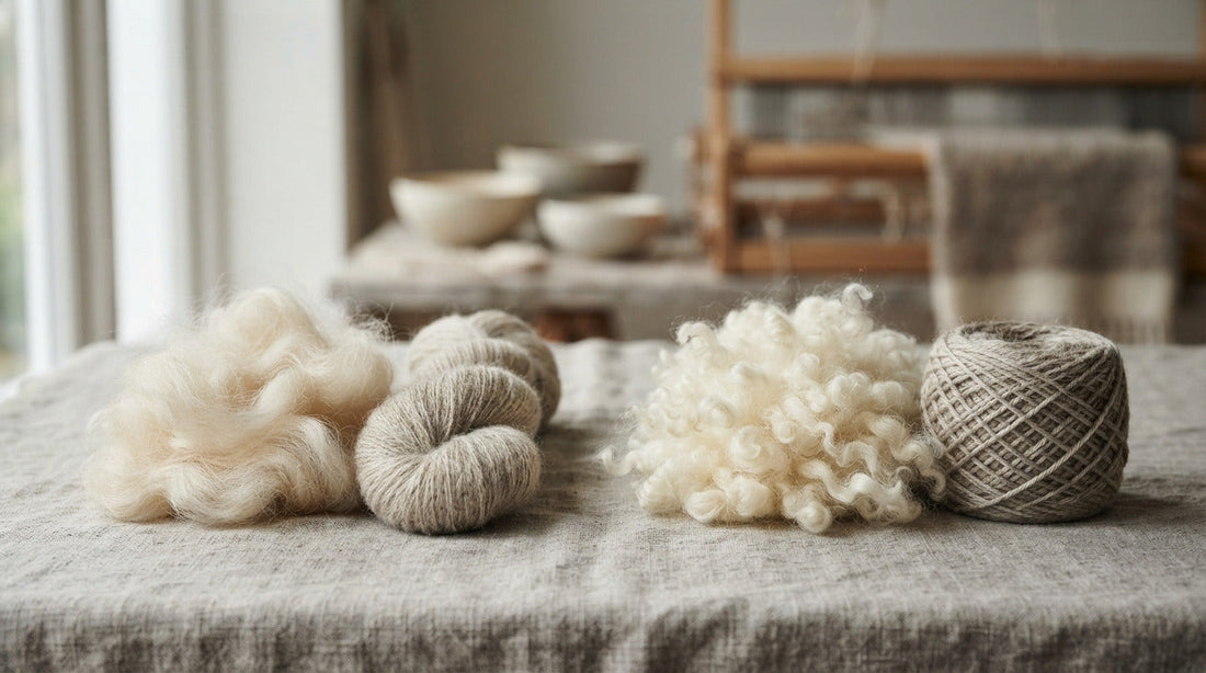 Comparison of alpaca and wool natural fibers
