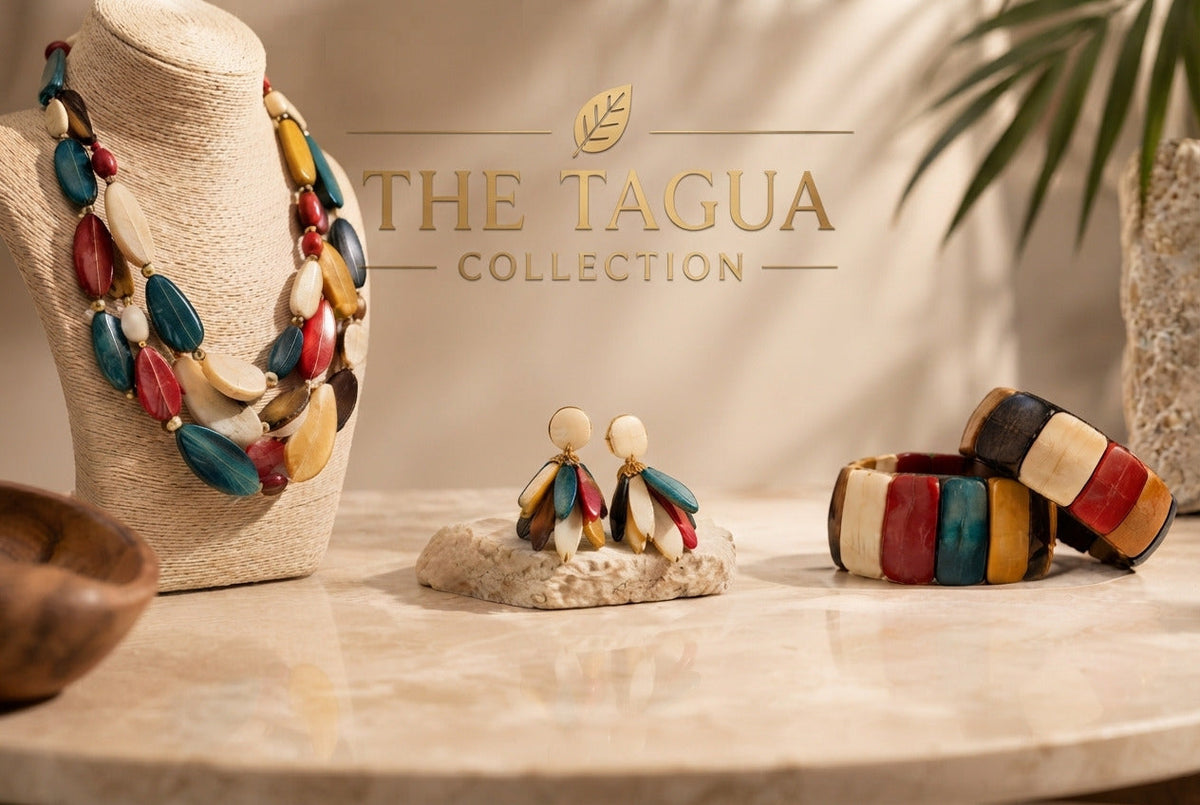 The Tagua Collection featuring Ecuadorian tagua jewelry