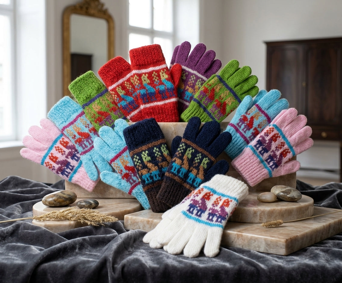 The Kids' Alpaca Gloves