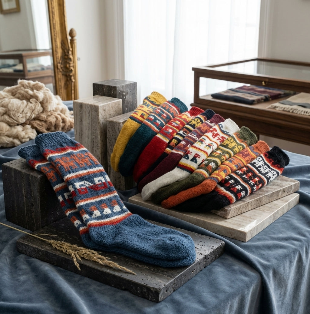 The Long Adult Alpaca Socks