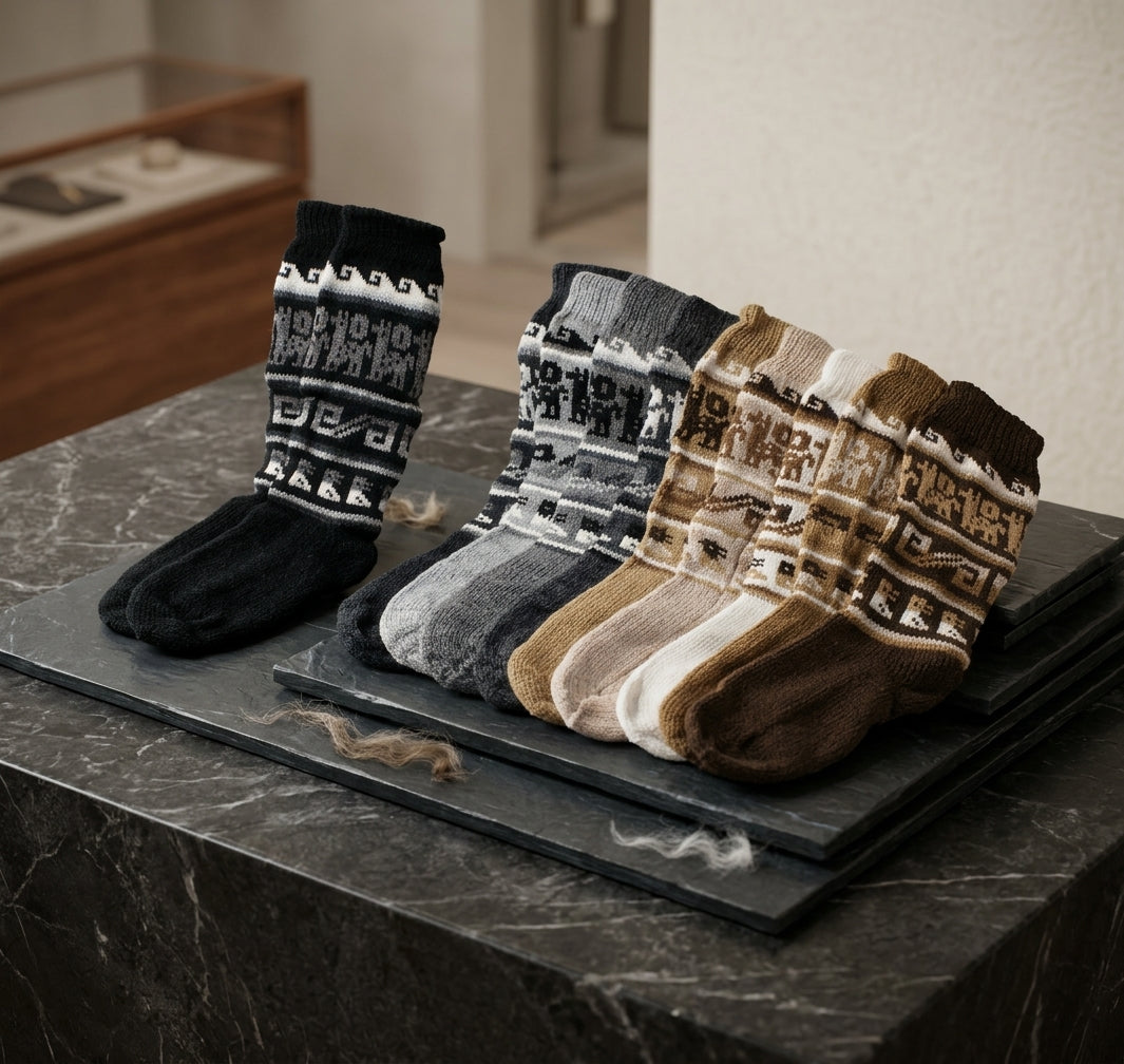The Long Adult Alpaca Socks